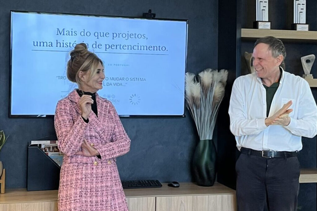 Visita especial de Jaqueline, representante do Grupo NB em Portugal.