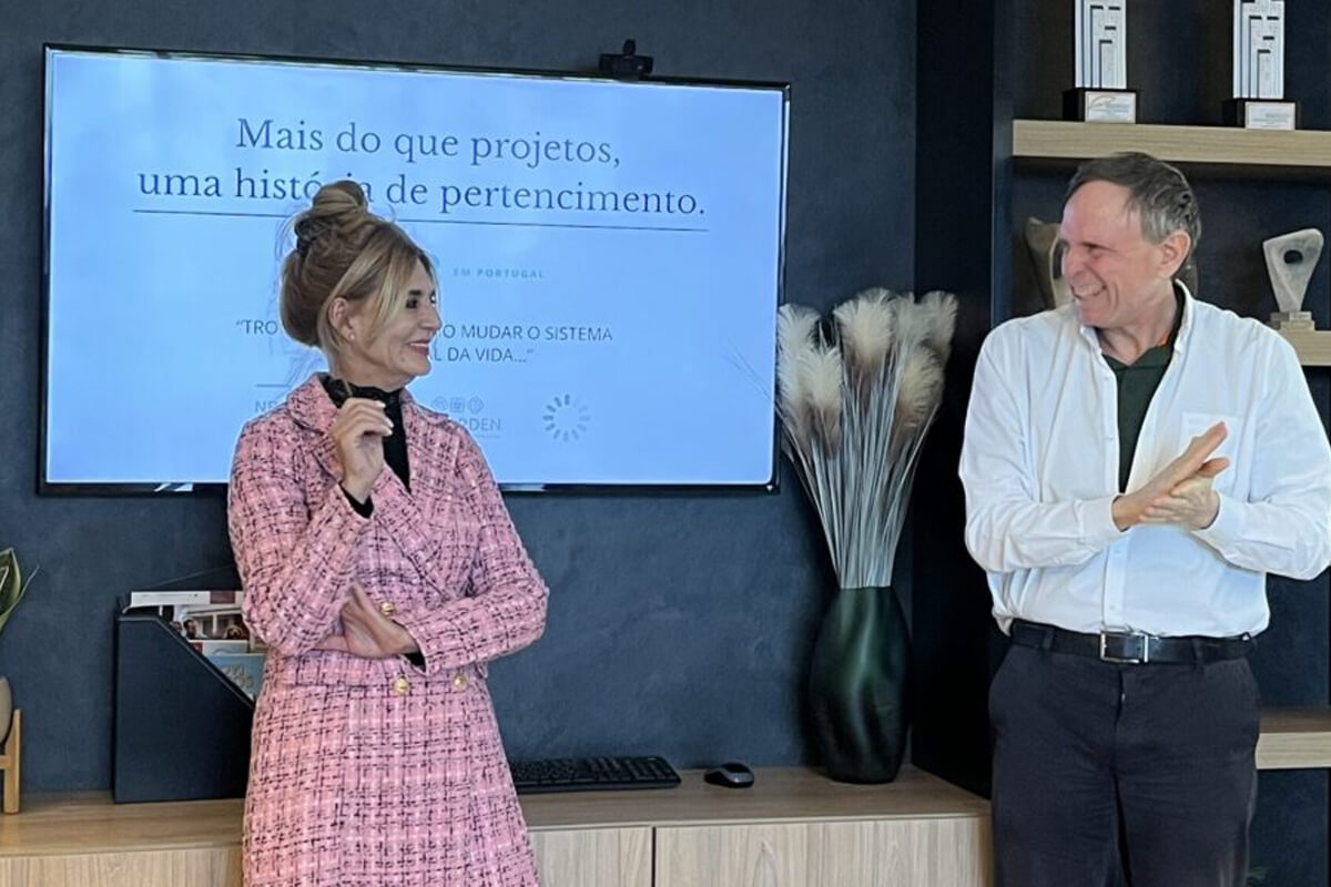 Visita especial de Jaqueline, representante do Grupo NB em Portugal.